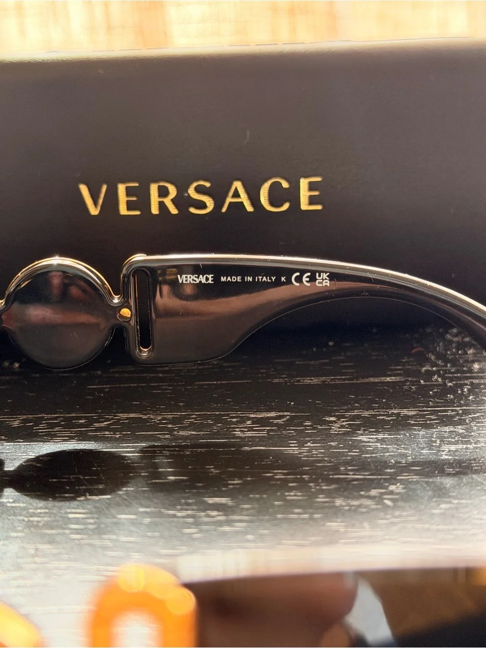 Versace MOD 4361 Black Medusa Sunglasses w/ Case
